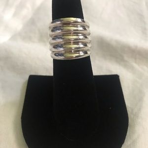 Sterling silver 5 band ring
